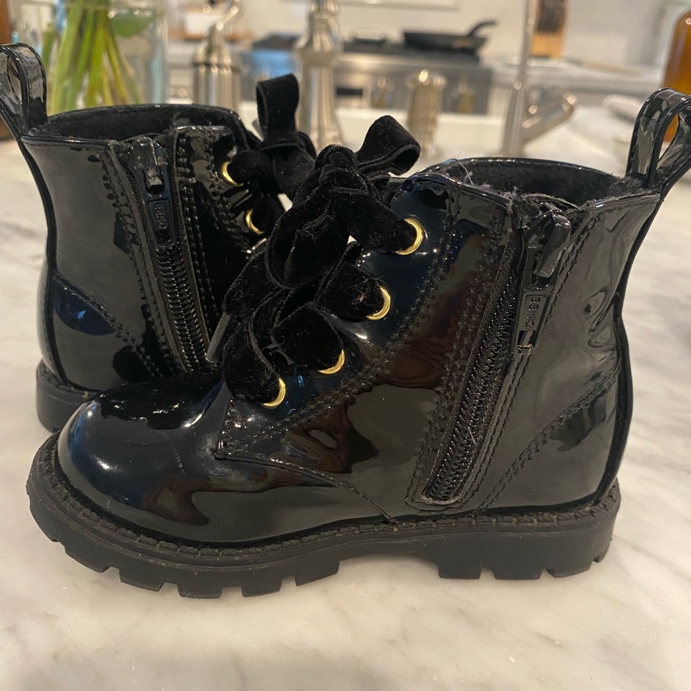 H&M Patent Leather Boots
